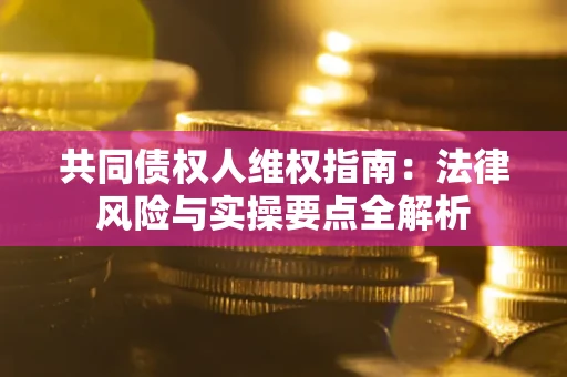 北京共同债权人维权指南：法律风险与实操要点全解析